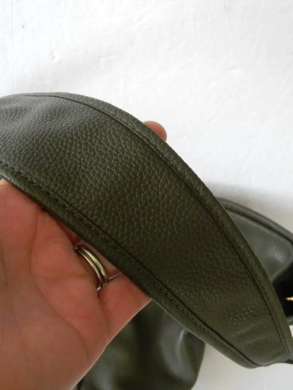 Michael Kors Sonny Medium Hobo Shoulder Bag IVY GREEN (OLIVE) PEBBLE LEATHER NWT